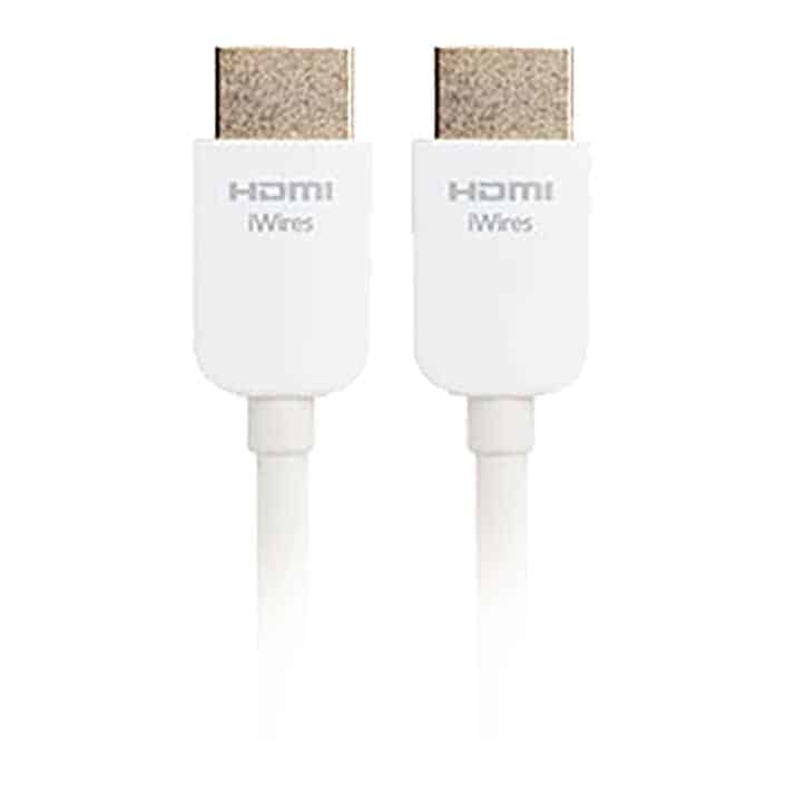 Techlink iWires HDMI 2.0b Cable 4K UHD 3D Slim White 2M